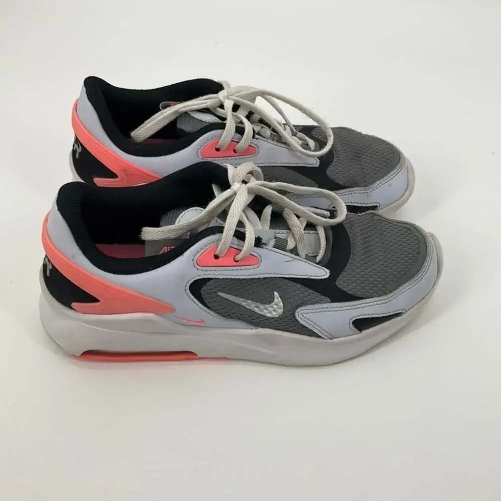 Nike Air Max Bolt Sneakers CW1626 003‎ Gray Pink Size 4.5Y EU 36.5 Athleisure